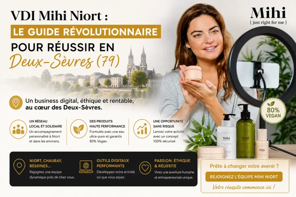 VDI Mihi Niort : Devenir ambassadrice et lancer son business en ligne à Niort en Deux-Sèvres.