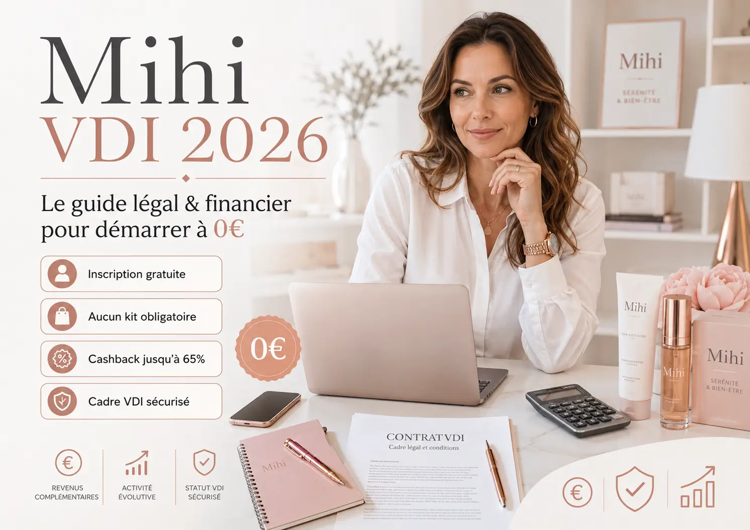 Statut Mihi VDI : Guide légal et financier pour lancer son business à 0€ avec l'inscription gratuite
