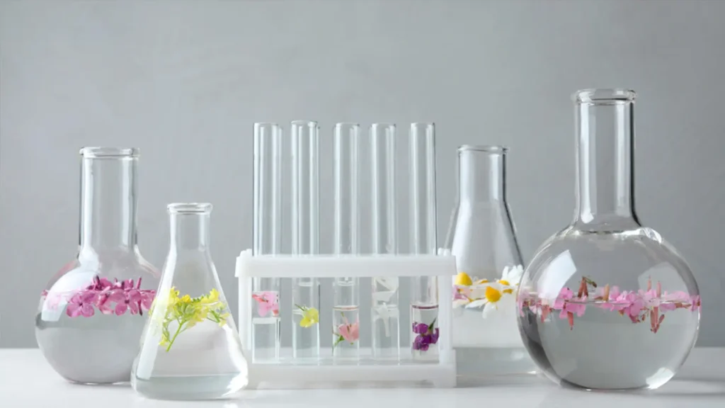 Gamme de parfums d'inspiration de luxe Mihi de qualité pharmaceutique.