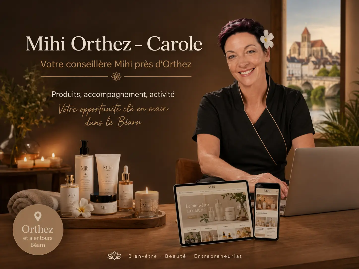 Devenir VDI Mihi à Orthez avec Carole, conseillère et marraine partenaire référente dans le Béarn.