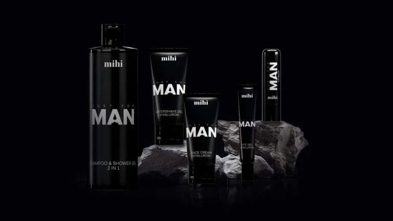 Routine complète de soins masculins de la Gamme Homme Just for MAN Mihi